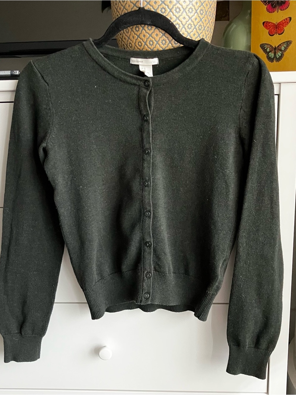 H&M Green Cotton Cardigan